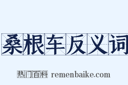 桑根车反义词是什么意思的图片